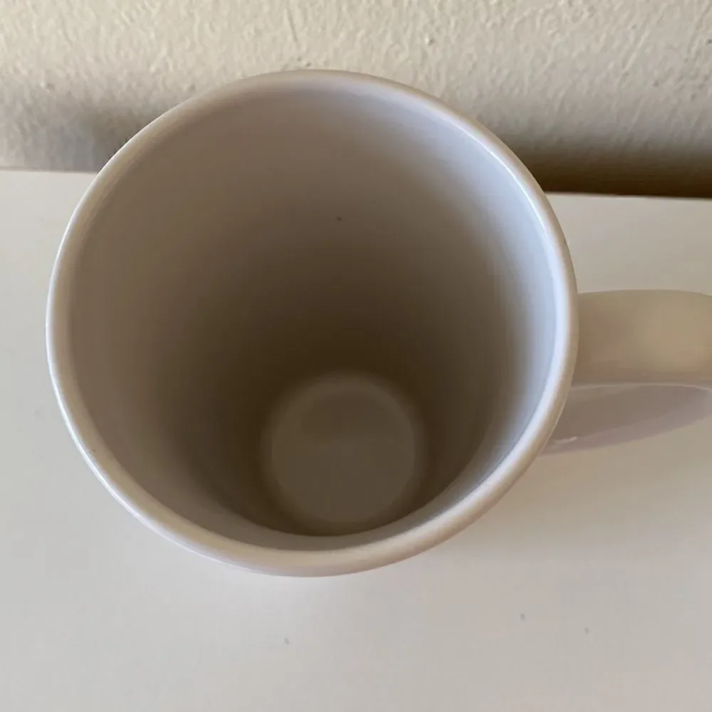 Nordstrom Rare White Coffee Cup Girl With Dog Mug 16oz